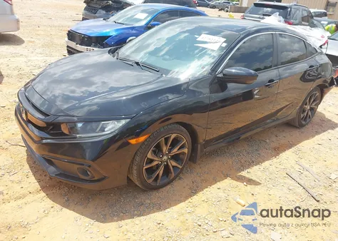2019 Honda Civic Sport z USA, uszkodzony, nr VIN 2HGFC2F80KH503215